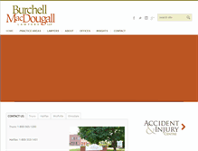 Tablet Screenshot of burchellmacdougall.com